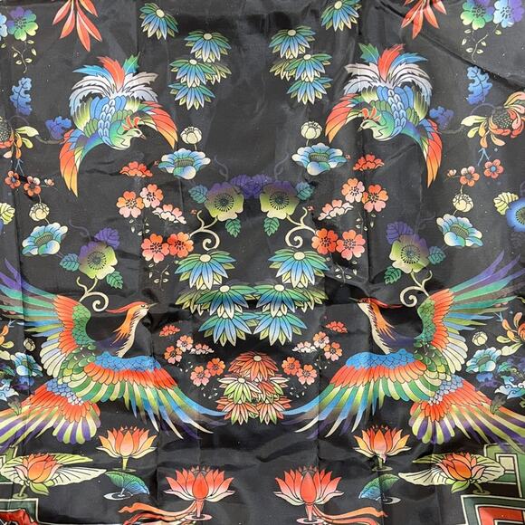 JOHNNY WAS Cruise Travel Beach Pool Floral Print Foldable Nylon Bag 5x5” NWOT - Picture 13 of 16